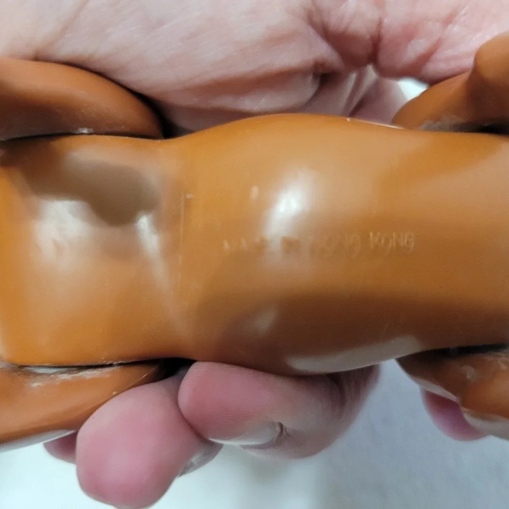 Vtg Playskool‎ Playmates  Horse Brown Body Black Mane Tail Plastic